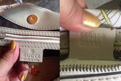 real vs fake gucci disco bag|check gucci serial number.